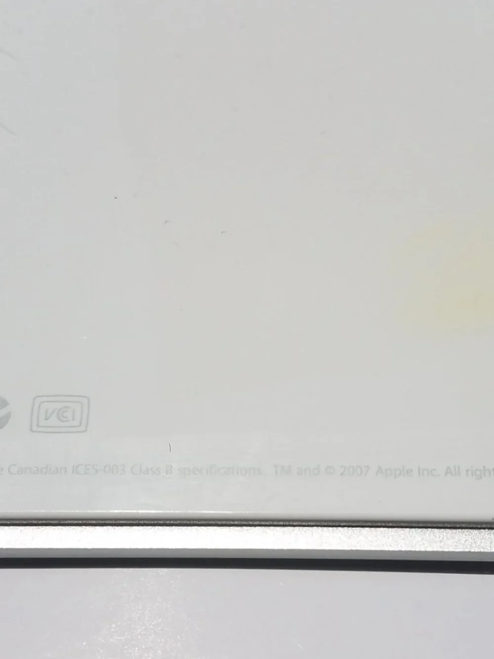 Apple White Aluminum USB Wired Keyboard A1243 and Apple wired Mouse A1152